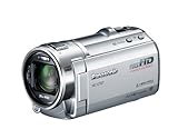 Panasonic HC-V707EG-S Full-HD-Camcorder (7,6 cm (3 Zoll) LCD-Display, 6.1 Megapixel, 21-fach opt. Zoom, 28mm Weitwinkel, 3D-kompatibel) silber