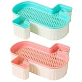 HAPINARY 2er Set Katzengras Anzuchtbox Hydroponischer Katzengras Planter Und Soilless Katzenminze Pflanzgefäß Für Gesunde Snacks Und Haarballenpflege