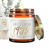 Kioriur Geburtstagskerze, Herbstkerzen | Winterherbst Kerze 9oz Kerzen für zu Hause - Home Decoration, Topfkerzen mit 40 Stunden Brenndauer für Mama, Schwester,