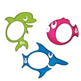 Beco Sealife Tauchring 3er Set Pinky, Ray & Sydney Tauchen Wurfring Tauchspiel