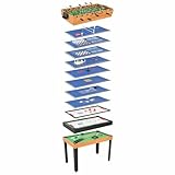 Tidyard 15 in 1 Multigame-Tisch Multifunktionstisch Multigame Spieltisch Multifunktion Multitisch Multifunktionsspieltisch für Tischtennis, Spieltisch mit Kickertisch, Billardtisch, Tischtennis usw.