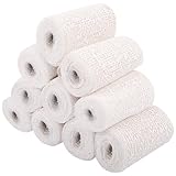 BELLE VOUS 10er Pack Gipsbinden Rollen - 10cm x 2,7m Gipsbinden Set zum Basteln - Bastelgips ideal für Babybauch Gipsabdruck - 10 Rollen Gipsverband - Gips Binden Set