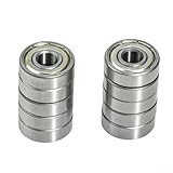 Filteilect Skateboard-Kugellager 608 ABEC-7, 10 Stück, Karbonstahl, Ersatzlager für Skateboards, doppelt geschirmt mit Staubschutzhüllen, hohe Geschwindigkeit und für dauerhafte