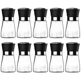 Salzmühle & Pfeffermühle, Hotder Gewürzmühle mit einstellbarem Keramikmahlwerk, Pfeffermühlenset aus Glas, auch als Chilimühle für Verschiedene Gewürze