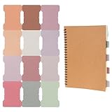 JJUNW 240 Stück Haftmarker, Index Tabs Selbstklebend, Page Marker Stabile Haftnotizen Tabs Pastell Beschriftbare Haftstreifen Farbige Index Tabs Für Lesen Seitenmarkierung Büro(Farbe 2)