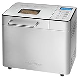 ProfiCook® Brotbackautomat mit Timer | morgens mit warmem Brot aufwachen | Krustenbräunung einstellbar (hell, mittel, dunkel) | 13 Programme | Bread Maker | Brotbackmaschine | Backautomat PC BBA 1282