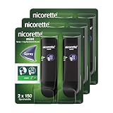 NICORETTE Spray Dreierpack mit mint Geschmack – Rauchen aufhören mit Nikotinspray – 1 Spray ersetzt bis zu 150 Zigaretten – zur Raucherentwöhnung