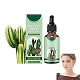 Kaktusfeigenkernöl Bio Anti Falten und Augenringe 1 Stück Feigenkaktusöl Kaltgepresstes Soforteffekt Damen Beauty Serum für Gesicht und Körper Skincare Gegen Aging Gesichtspflege für Alle Hauttypen