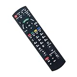 N2QAYB000717 Ersatzfernbedienung -VINABTY-fit für Panasonic Viera Plasmafernseher N2QAYB000717 Fernbedienung TX-L32EM5B TX-P42X50E TX-P50X50E TX-L50EM5B TY-ST42PX5W TX-L39EM5B