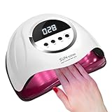 320 W UV-LED-Nagellampe, professioneller Nageltrockner mit Gel-Nagellack-Licht und 72 Perlen, UV-Nagellicht mit 4 Timer-Einstellungen, Nagellack-Härtungsgel-LED-Trockner mit automatischem Sensor