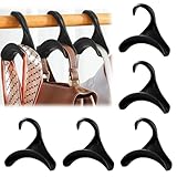 EIH1 5 Stück Handtasche Kleiderbügel Haken Schrank, Taschen Haken Kleiderstange PP Handtaschenhaken, Handtaschen Halter Kleiderschrank Hutständer Kleiderbügel Organizer Haken für Taschen Rucksäcke