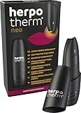 herpotherm neo bei Lippenherpes, wirkt mit konzentrierter Wärme, der original Herpesstift, schnelle Hilfe auf Knopfdruck, bis zu 200 Anwendungen mit einem Set Batterien möglich