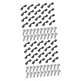 Yardwe 2 Sätze Kajakgriffschnalle mit Schraubdeckel Ausrüstung Kajakkescher sup Gestell Wasserdicht Kayak kajakwagen Kajakzubehörteile Schnalle für Kanu Kajak-Deckschnalle Plastik Black