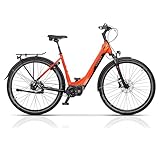 28 Zoll Damen E-Bike LS City Fahrrad e-Touring 11.9 City Bike Shimano Steps E 6100 630 Wh 5 x Gang Shimano Nexus Inter 5 45cm 50cm 55cm Mod 2025 (45cm (Körpergröße 165-175cm))