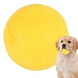 GjnjfdF Tug of War Ball Hundespielzeug, Hundeseilspielzeug für Kauen,Hundekautschukschleppseil - Elastischer bissresistenter Welpe-Kinderspielzeug mit erhöhten Punkten für kleine mittelgroße große