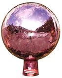 ELIAS Glashütte Original Rosenkugel Venezia Pink 15 cm verspiegelt
