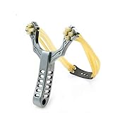Metall Schleuder Steinschleuder Zwille Futterschleuder Slingshot Sportschleuder Outdoor