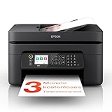Epson Workforce WF-2950DWF A4-Multifunktions-Tintenstrahldrucker mit kabellosem Betrieb, inkl. kostenloser Tinte mit ReadyPrint Flex-ABO*