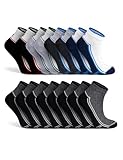 Basic Treasure 8 Paar Sport Sneaker Socken Damen und Herren 39-42, Laufsocken Atmungsaktiv, Unisex Sportsocken, Running Socks, Farbmix