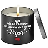 PRSTENLY Geschenk für Papa Vatertagsgeschenk, Geburtstagsgeschenk für Papa 9oz Duftkerze Weihnachtsgeschenke für Papa von Tochter Sohn, Papa Geschenk Geburtstag, Geschenke zum Vatertag für Papa