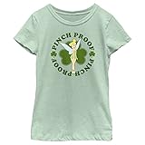 Fifth Sun Little, Big Disney Tinkerbell Pinchproof Tink Mädchen-T-Shirt, kurzärmelig, Mintgrün, L