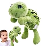 Schildkröten-Handpuppe, Handpuppen für Kleinkinder - Weiche Tierpuppen in Schildkrötenform für die Hand,Bühnenperformance-Requisiten, tragbare dekorative Storytelling-Spiel-Requisiten für Rollenspiel-