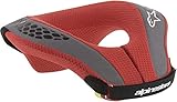 Alpinestars Boy's Sequence Nackenrolle für Jugendliche, Schwarz/Rot, Größe S/M