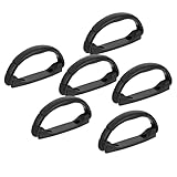 HOMSFOU 6 Stücke Durable Lautsprechergriffe Kunststoff Subwoofer Griffe Robuste Schwarze Griffe