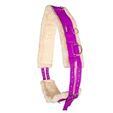 Brama West Longiergurt Fox Supersoft mit weichem Teddyfleece und Widerristpolster (Fuchsia, Shetty)