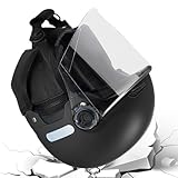 Chaies Helm mit Gehörschutz, Elektro-Fahrradhelm – leichter Winter-Snowboard-Helm | Skihelm für Herren, winddicht, Fahrradhelm warm mit hohen Linsen