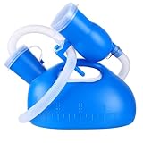 Urinflasche Männer Frauen Tragbare Urinflaschen Notfall Urinal Toilette Urinauffangflaschen Urinsammelbehälter Pinkel Flaschen 2000ml für Reisen Notfall Bett Camping