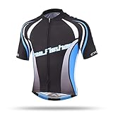 LCIGIA Kinder Jungen Radtrikot Mädchen Fahrrad Trikot Radsport Kurzarmtrikot Gepolsterte Radhose, 152-158