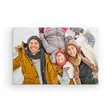 PICANOVA – Ihr Foto auf Leinwand 40x30 cm – Premium Fotoleinwand – Ihr Eigenes Bild auf Leinwand als Personalisierte Wanddeko – Wandbild mit Wunschmotiv – Leinwandbild Auf 2 cm Holz–Keilrahmen