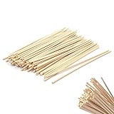 100 Stück Peddigrohr Staken, Flechtmaterial,Rattanstäbchen für Aroma Diffuser lang - Ersatz Duft Stäbe, Raumduft Stäbchen,Ø 3mm Flechtmaterial für Erstellen von Körben, Büro,Zuhause (25CM)