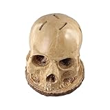 Küchenmesserhalter – Totenkopf-Messerhalter, mehrere Schlitze, Skelett-Messerhalter, Schädelförmiger Küchenmesserhalter, dekorativer Messerblock, Küchenmesserblock für Messer, Gabeln, Löffel