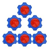 Gatuida 6 Stück Teiliges Ventil Handrad aus Kunststoff Kompatibel mit Absperrventilen und Wasserhähnen Robustes Ersatzteil Einfach zu Bedienen Blaues Handrad für Schnelle Identifikation