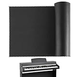 Holdes Abdeckung für digitale Klaviertastatur, Klaviertastaturabdeckung – gerades Klaviertuch für Tastatur | Stoff für E-Piano, 50 x 7 Zoll, Schutz für Klaviertastatur, Zubehör