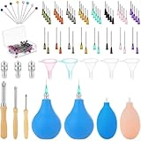 Töpferwerkzeug-Set mit hochpräzisem Glasurapplikator, 8 vielseitige Nadelgrößen, für Keramikdekoration und Tonkunstprojekte