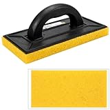 HERO Reibebrett Schwammbrett Putzbrett Waschbrett Fliesenschwamm 280 x 140 mm Kunststoff Schwammscheibe Fliesenwaschbrett mit Schaumstoff Grobporig 25mm Stark für Maurer. Fliesenleger, Putzarbeiten