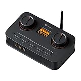 Fosi Audio K7 DAC Kopfhörer Verstärker, USB C Digital Analog Audio Wandler für Arbeitsplatz/Gaming PC PS5, Optisch/Koaxial/Bluetooth aptX HD LL/Mikrofon Eingang, 3,5mm/4,4mm Symmetrischer/RCA Ausgang