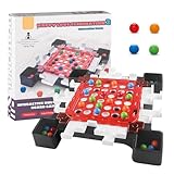Vartegas Kugelspiel Mit 36 Bunte Perlen ABS Familien Brettspiel Für Erwachsene Und Kinder Strategisches Lernspiel