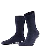 FALKE Herren Stoppersocken Homepads M HP Wolle Baumwolle rutschhemmende Noppen 1 Paar, Blau (Marine 6120), 43-46