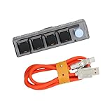 YiNLuax Programmierbare Tastaturen mit 82 Tasten, Entwicklungsplatine mit 3 Modi, Konnektivitäten und Open-Source-Firmware, RGBs, Hintergrundbeleuchtung, programmierbare Tastaturen