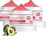 Lippenaufhellende Creme, natürliches Lippenpeeling, reparierende Pflegecreme, feuchtigkeitsspendende Pflege für trockene und rissige Lippen