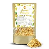 Nutritec Gefriergetrocknete Ananasstücke 100g, Ananas gefriergetrocknet ohne Zusätze, Trockenfrüchte im wiederverschließbaren Aromabeutel