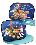 HiTS4KiDS - Sonnenschutz Auto Baby mit UV Schutz 2er Set - Sonnenschutz Auto für Kinder mit Saugnäpfen - Sonnenschutz Auto für Seitenscheiben - Auto Fenster Verdunkelung Paw Patrol - 44 x 36 cm