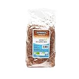 Oltresole, Bio-Leinsamen 1 kg, Rohe ölhaltige Samen, ganz und dunkel, reich an Mineralien und Ballaststoffen, Quelle von Omega 3 und Antioxidantien, 100% natürlich, ideale Familienpackung