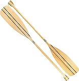 John Paddle Set: 2 Stück Holzpaddel, Stechpaddel aus Holz Höchste Qualität - EU ökologische Produktion (120 cm)