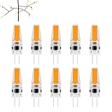 BVCL G4 Led Licht Warm Weiß 3000k Lampe G4 3w Ersetzt Durch 30w Halogenlicht 270lm Ac/Dc 12v-24v Dimmbar Energiesparende Led Mini Lampe Kein Flimmern