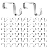 Weihnachtslicht-Dachrinnenhaken, Weihnachtslicht-Clips für Dachrinnen - Feiertags-Dachrinnenlichthalter-Clips,50 x Dachrinnenhaken für Lichterketten, Feiertags-Dachrinnenlichthalter-Clips für Hallowee